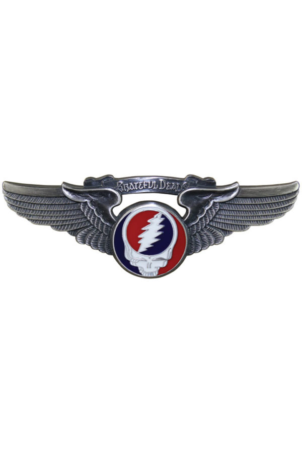 Grateful Dead Large Steal Your Face Wing Pin (2.75 inch)
